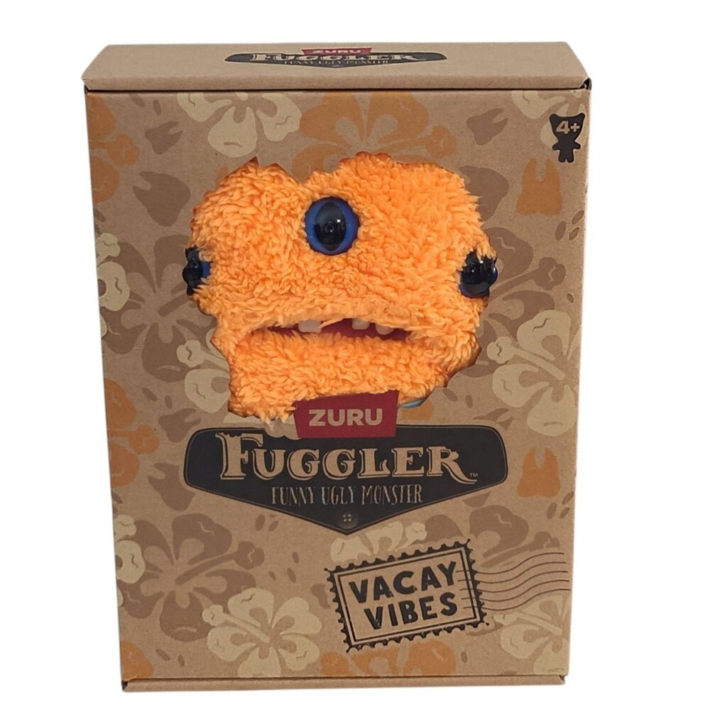 Zuru Fuggler Funny Ugly Monster Vacay Vibes Reek-O-Orange Plush Toy Collectible - Picture 2 of 7